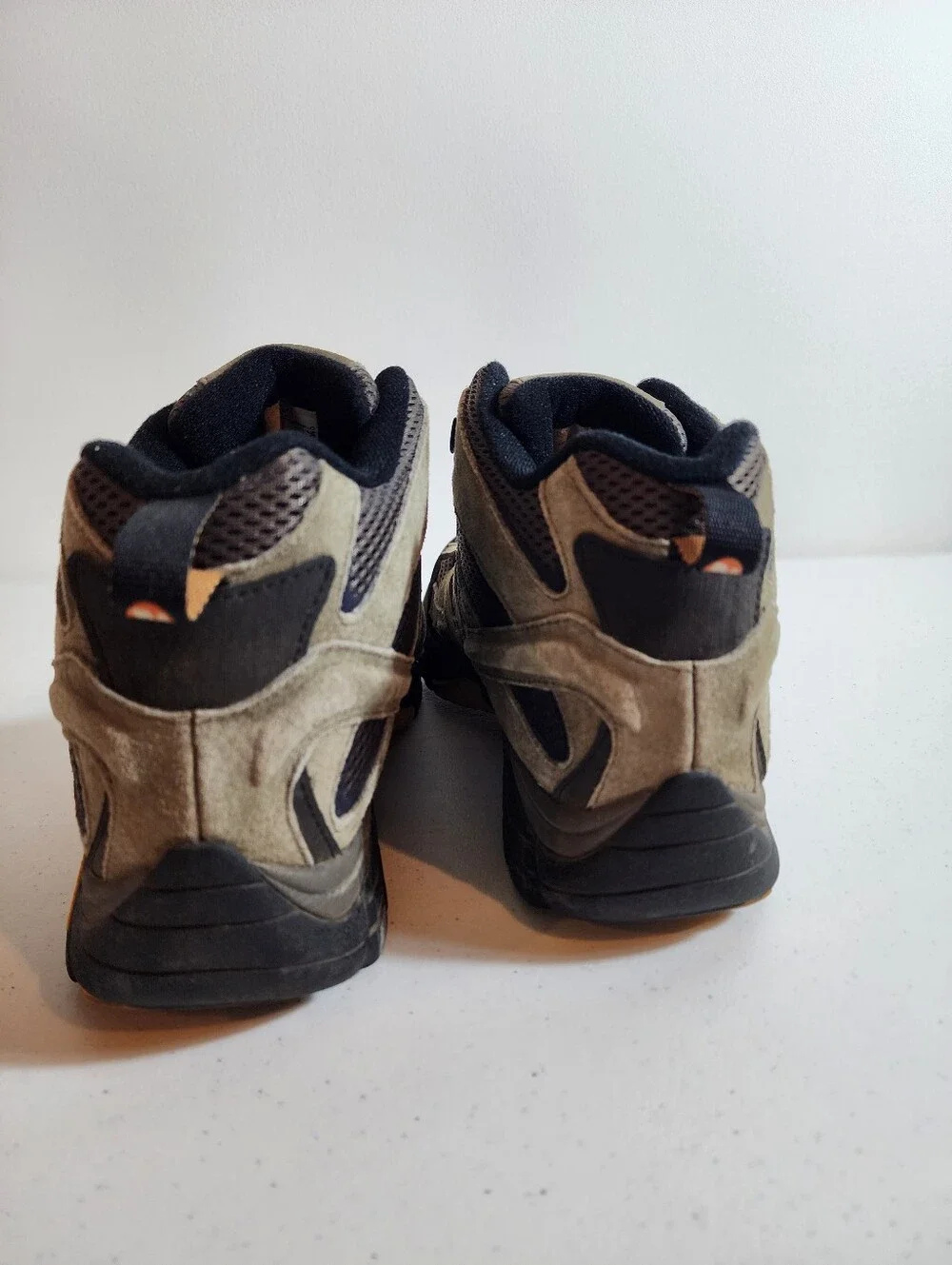 Merrell Mid Moab 2 J06045 Mid Ventilator Brown Suede Hiking Boots Men's US 12